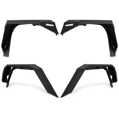 Body Armor 4x4 Front/Rear Fender Flares Fits 2020-2022 Jeep Gladiator JT JT-6102-6103 Modern