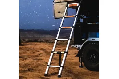 In Demand Tuff Stuff Overland Roof Top Tent Telescoping Extension Ladder, 97 In TS-LDR-TELE-2.6M