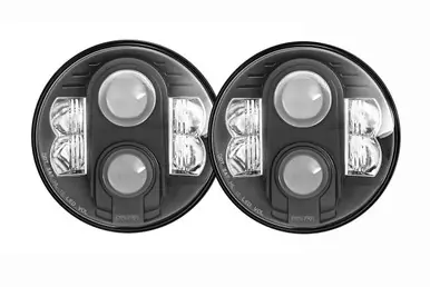 Must Have Pro Comp 7in LED Headlights For 2007-2017 Jeep JK EXP76402P