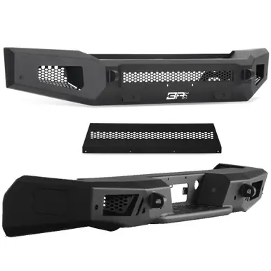In Demand Body Armor 4x4 Front/Rear Ambush Bumpers w/Shroud Fits 19-22 Silverado 1500 GM-19344-5966-2966