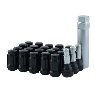 20-12mmx1.50 Black Mr Lugnut Spline Lug Nut Install Kit For 5 Lug Vehicle 5745K5-BLK Today Only