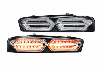 Money Back Guarantee Morimoto XB LED Facelift Tail Lights Smoked Pair For 2016-2018 Chevrolet Camaro LF404