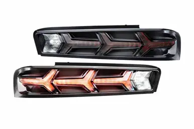 Trusted Brand Morimoto XB LED Lambo Tail Lights Smoked Pair For 2016-2018 Chevrolet Camaro LF401