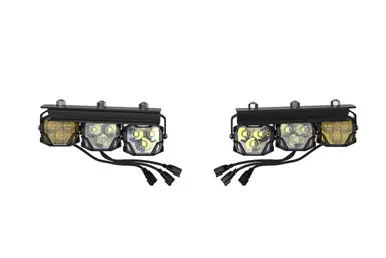 Morimoto Offroad 4Banger Triple Fog Light Brackets For 2021-2024 Bronco BAF069 Top Rated