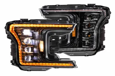 Morimoto XB LED Gen2 Amber DRL Headlights Pair For 2018-2020 Ford F150 LF501.2-A-ASM Weekend Sale