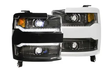 Hot Deal Morimoto XB LED Headlights Pair For 2016-2019 Chevrolet Silverado HD LF541