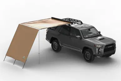 Genuine Tuff Stuff Overland Awning Shade Wall, 6.5' X 8' TS-AWN-SW-6.5