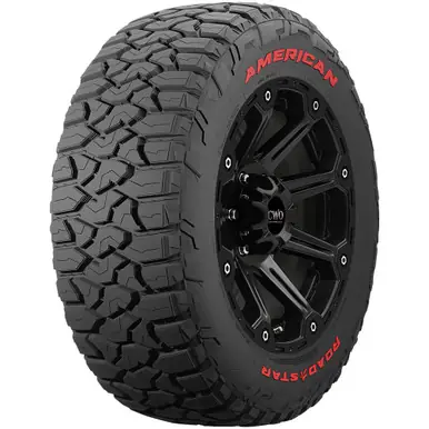 Popular 37x12.50R22LT American Road Star R/T 123Q LRF Red Letter Tire ARSRT40