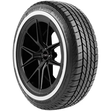 Limited Time 155/80R13 Venom Power Grand AM 79S SL White Wall Tire VPGAM06
