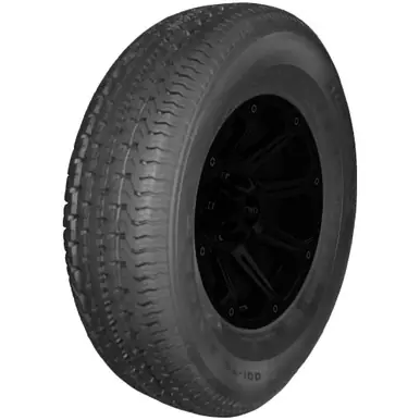 Best Choice ST235/80R16 Hi Run ST100 Trailer 124/120M LRE Black Wall Tire HZT1007