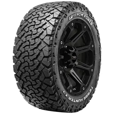 33x12.50R20LT Venom Power Terra Hunter X/T 114R LRE White Letter Tire TVPXT04R One Day Deal