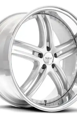 XIX Wheels XIX 15 5x120 20x8.5 +35 Silver Machined with Stainless Steel Lip Buy Direct