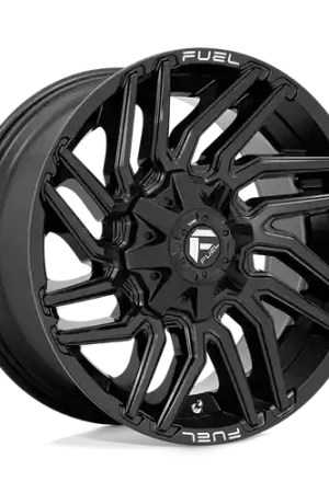 In Demand Fuel 1PC D776 TYPHOON 5X114.3/5X127 20X9 +1 GLOSS BLACK