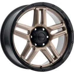 Ultra 258BZ Prowler Truck 5x127 17x9 +12 Satin Bronze w/Satin Black Lip Warranty Included