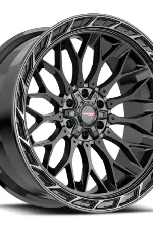 Vortek VRP-503 6x135/6x139.7 20x10 -18 Gloss Black Center & Diamond Cut Ring With Dark Tint Discount