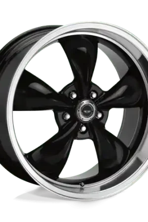 American Racing AR105 TORQ THRUST M 5X114.3 17X8 0 GLOSS BLACK W/ MACHINED LIP Cheap