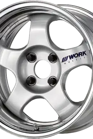 Work Meister S1 2P 5x120.65 15x7+12 O Disk Silver Direct From Factory