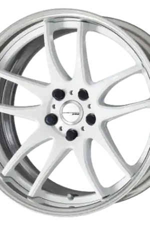 Work Cr 2P 5x108 18x11.5 +22 Gloss White Authentic