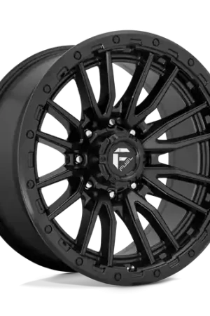 Free Returns Fuel 1PC D679 REBEL 8X180 22X10 -18 MATTE BLACK