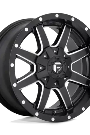 Fuel 1PC D538 MAVERICK 8X210 20X8.25 -221 MATTE BLACK MILLED Bargain