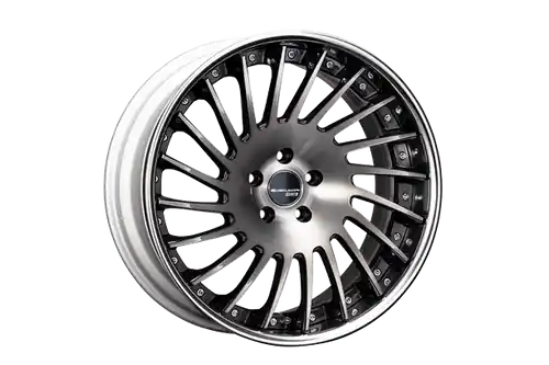 SSR CV05 5x114.3 21X9.5+43 SCSL Disk Galaxy Clear Black Modern