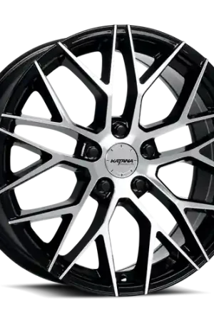 KATANA RACING KR01 5x114.3 18x8 +40 Glossy Black Machined Face Grab Now