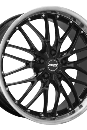 MRR GT1 5x112 18x9.5  +25 Black Machine Lip High Quality