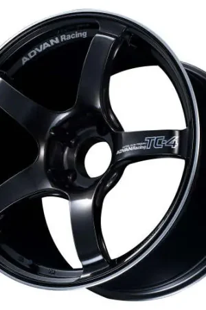 Shop Now Advan Racing TC4 5x100 18x8.0 +37 BLACK GUNMETALLIC & RING