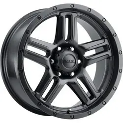 Ultra 258SB Prowler Truck 5x127 18x9 -12 Satin Black w/Satin Coat Fast Shipping