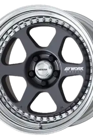 Work Meister L1 3P 5x100 18x9.5-43 R Disk Matte Gunmetal Express Delivery