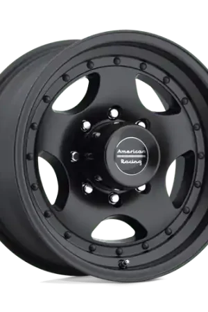 American Racing AR23 6X139.7 16X8 0 SATIN BLACK W/ CLEAR COAT Premium