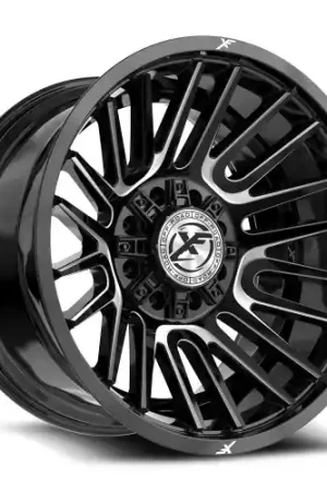 XF Off-Road XF-234 8x165.1/8x170 20x10 -12 Gloss Black & Milled Holiday Sale