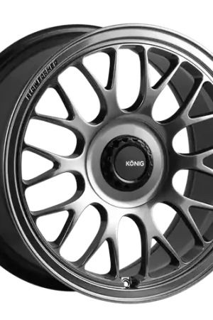 Professional Grade Konig MRK1 5X114.3 19x9.5+40 Hyper Carbon - Gloss Black Gear Cap/Logo/Cover Plate