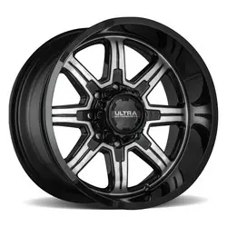 Viral Ultra 229U Menace 6X135/6x139.7 18x9 +18 Gloss Black w/Machined Face