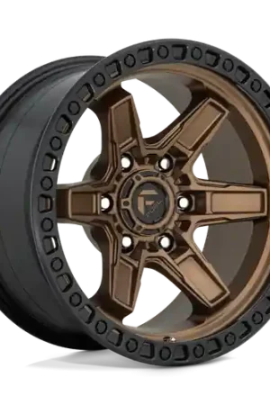 Fuel 1PC D699 KICKER 6X139.7 17X9 +1 MATTE BRONZE BLACK BEAD RING Fan Favorite