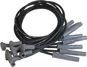 Hot Picks Chevrolet Silverado MSD Ignition Wire Set - Black Super Conductor - 39843
