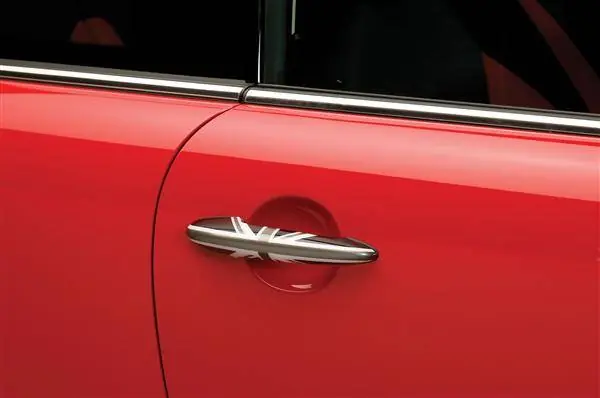 Mini Cooper Putco Door Handle Covers - Black Union Jack - 400526 Express Delivery