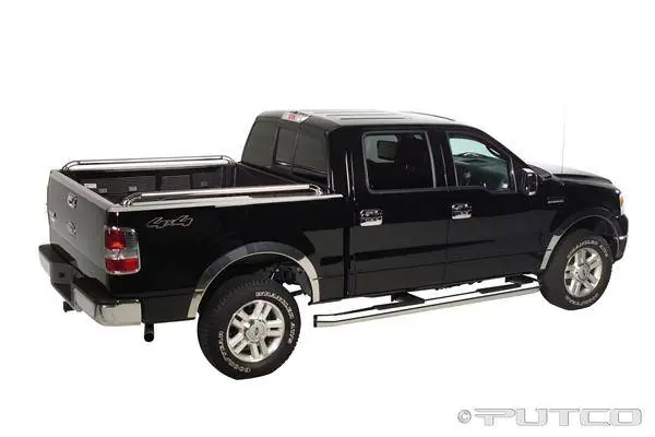 Ford F150 Putco Boss Bar Side Steps - Wheel to Wheel - 45137 Super Sale