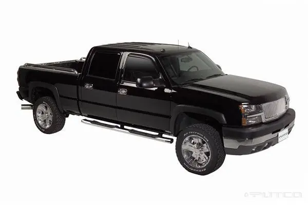 Handmade Chevrolet Silverado Putco Hybrid Oval Step Bars - 44423