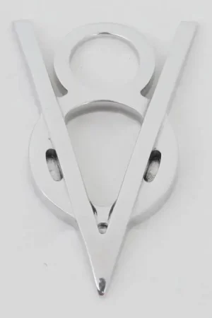 Grab Now Ford Mustang Defenderworx V8 Badges - Chrome - 900759