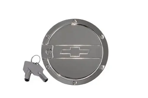 New Arrival Chevrolet Camaro Defenderworx Bowtie for Locking Fuel Door - Chrome - CC1005