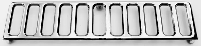 Final Sale Hummer H2 Defenderworx Mini Grille - Smooth - Chrome - H2PPC08004