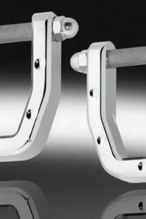 Hummer H2 Defenderworx Front Tow Hooks - Dimpled - Set of 2 - Chrome - H2PDC05002 Weekend Sale