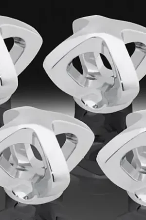 Instant Buy Hummer H2 Defenderworx Hood Latches Smooth - Chrome - H2PPC05009