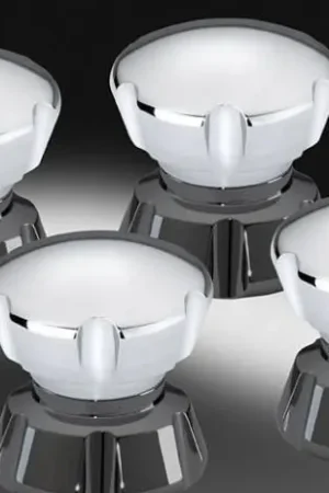 Bulk Order Hummer H2 Defenderworx Roof Rack Knobs - Set of 4 - Chrome - H2PPC05014