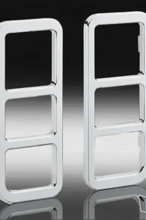 Fan Favorite Hummer H2 Defenderworx Taillight Guard - Set of 2 - H2 - Chrome - H2PPC05022