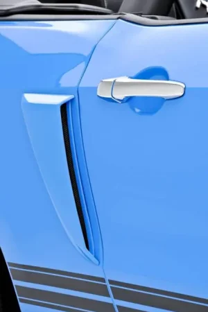 Ford Mustang 3dCarbon Side Quarter Panel Scoop with Gel Decals - Pair - 691605 In Demand