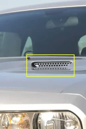 Dodge Challenger T-Rex T1 Stainless Hood Scoop - Style 1 Factory Style - 2PC - 11416 Limited Time