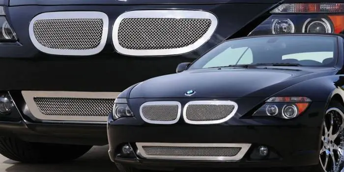 BMW 6 Series T-Rex Upper Class Polished Stainless Mesh Grille with Formed Mesh Center - 2PC - 54997 Don’t Miss Out