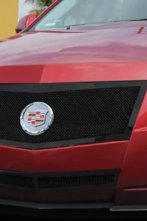 Cadillac CTS T-Rex Upper Class Mesh Grille - All Black - Formed Mesh with Recessed Logo Area - 51197 Time-Limited
